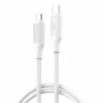 XO 60W PD USB-C to USB-C Cable, 1m, White – Fast Charging & Data