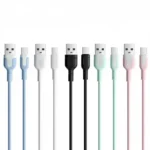 XO-NB212 USB Type-C Fast Charging Cables, 2.1A, 30-Pack, Multi-Color