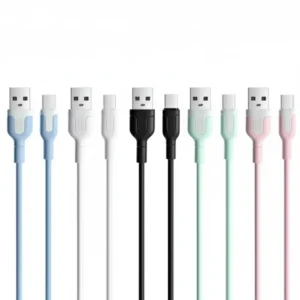 XO-NB212 USB Type-C Fast Charging Cables, 2.1A, 30-Pack, Multi-Color