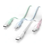 XO-NB212 USB Type-C Fast Charging Cables, 2.1A, 30-Pack, Multi-Color