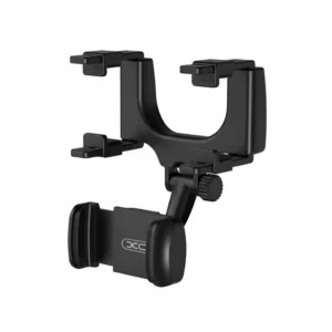XO C70 360° Rearview Mirror Car Phone Holder, Black, Adjustable
