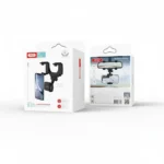 XO C70 360° Rearview Mirror Car Phone Holder, Black, Adjustable