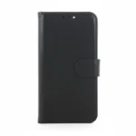 Smart Magnet PU Leather Wallet Case for Redmi Note 12/11 Pro Black