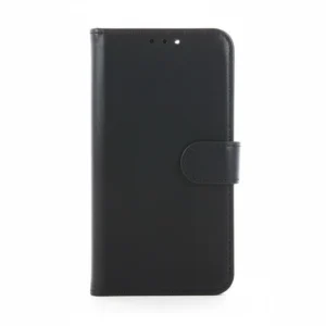 Smart Magnet PU Leather Wallet Case for Redmi Note 12/11 Pro Black
