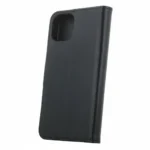 Smart Magnet PU Leather Wallet Case for Redmi Note 12/11 Pro Black