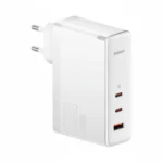 Baseus GaN5 Pro 140W 3-Port Fast Charger with 240W USB-C Cable, White