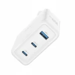 XO 100W GaN 3-Port USB-C Wall Charger, Fast Charging, White
