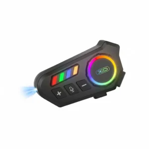 XO BE56 Motorcycle Helmet Headset with RGB LED Lighting, Bluetooth 5.4
