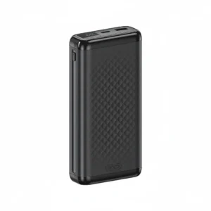 XO 20000mAh 22.5W Power Bank, Fast Charge, Triple Output, Black