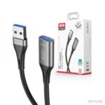 NB220 USB 3.0 to USB data cable, 3 meter length, black color, high-speed durable accessory