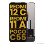Refurbished LCD Assembly for Xiaomi Redmi 12C/11A/Poco C55, No Frame, All Colors
