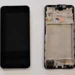 Samsung Galaxy A17 5G original black LCD display replacement screen, model A176, genuine part