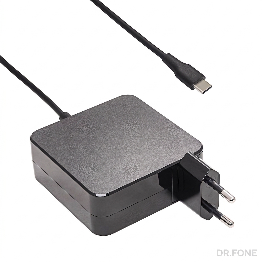 DRFONE-IMG-2359 AK-ND-60 45W notebook power supply charger, universal laptop adapter for efficient portable charging