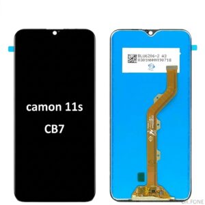 OPPO A57 and A77 LCD Screen Replacement in black, genuine spare part for clear and responsive display