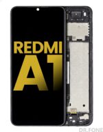 Refurbished LCD display assembly with frame for Xiaomi Redmi A1, A2, A1+, A2+, POCO C51, all colors included
