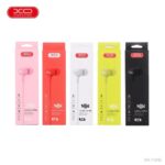 XO S6 Candy Music Earphones in white color, wired with 3.5mm jack and stylish in-ear design