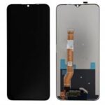 Realme C35 and Narzo 50A Prime (2022) black LCD display replacement screen, compatible and high-quality