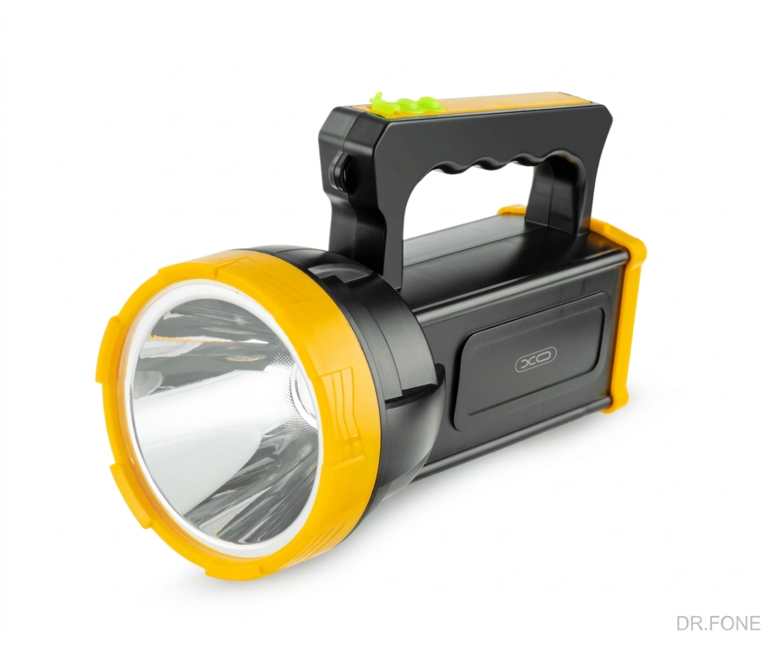 DRFONE-IMG-2338 XO YH03 Flashlight 1500mA portable LED torch, rechargeable and durable, ideal for outdoor and emergency use
