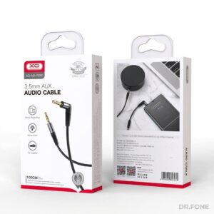 NB-R205 3.5mm male to 3.5mm male audio adapter cable, 1 meter, for phones and speakers