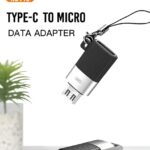 XO NB149-C USB Type-C to Micro USB connector adapter, compact and durable for charging and data transfer
