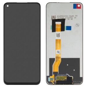 LCD display replacement for OPPO A96, Realme 8i, 9i, Narzo 50 (Black) - compatible mobile screen part