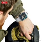 XO-M50Pro Magnetic Smart Sports Watch, Silver, Silicone Strap