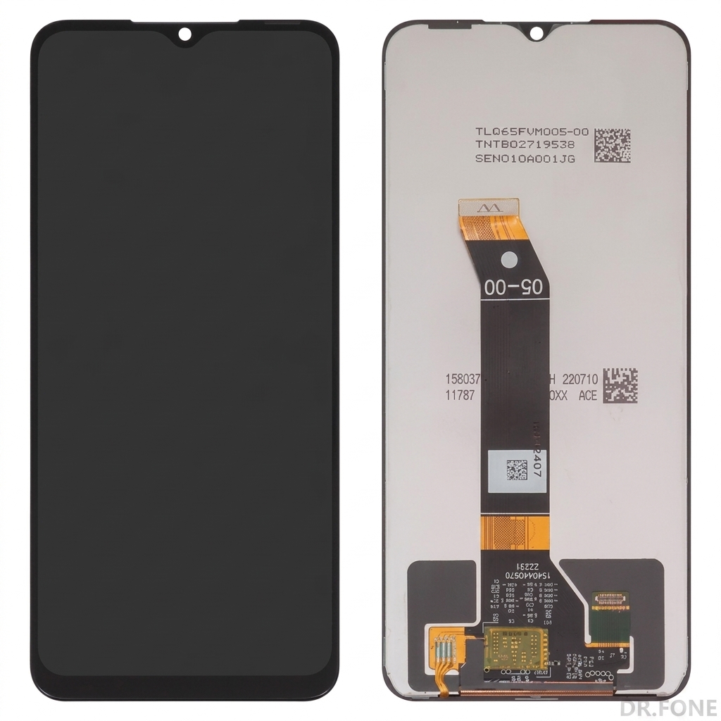 DRFONE-IMG-2207 Black LCD display replacement for Xiaomi Poco M4 5G, M5 4G, Redmi 10 5G, Redmi Note 11E