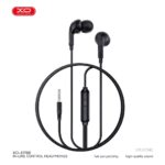XO EP86 In-Ear Headphones with Mic, Black – 3.5mm Wired Earphones