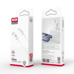NB-Q189A PD 20W USB-C to Lightning charger cable, 1 metre length, for fast charging Apple devices