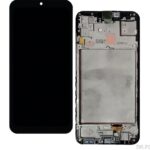 Samsung Galaxy A15 5G original black LCD display with frame replacement, high quality, compatible part