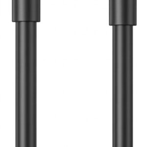 XO THREEKEY 100W USB-C to USB-C Fast Charging Data Cable in black, reinforced connectors, for laptops and smartphones.
