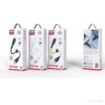 NB247 Suluo Series Portable Silicone 6A Lightning Cable 25cm with integrated cable clip