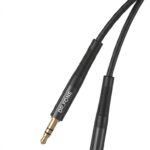 NB-R175B 3.5mm male-to-male audio adapter cable, 2 meter length, durable and compatible with devices
