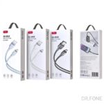 XO NB249 5A Colorful PVC Lightning Data Cable with shiny finish for Apple devices, fast charging