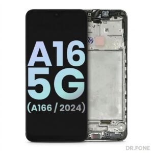 Samsung Galaxy A16 5G OLED Assembly with Frame, Black (2024)