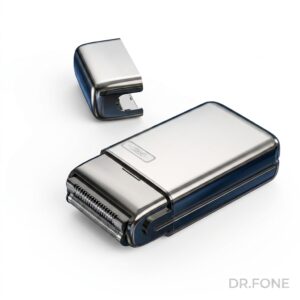 XO CF8 Cordless Electric Foil Shaver – Compact Gray Travel Razor