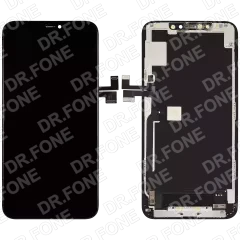iPhone 11 Pro Max LCD OLED assembly replacement, Soft OLED screen, black color, compatible display part
