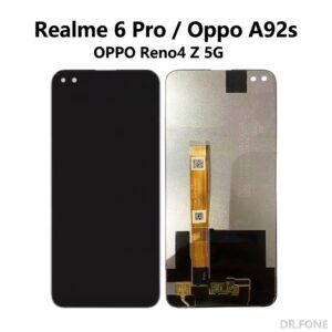 LCD replacement display for OPPO Reno4 Z, OPPO A92s 5G and Realme 6 Pro (2020) in black