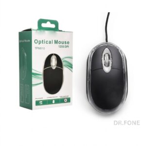 XO TMP010 Wired Optical Mouse with ergonomic design and precise optical sensor, suitable for daily computer use
