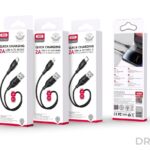 NB238 Zeus Series 3M Liquid Silicone High Elastic Micro USB Cable, flexible tangle-free design
