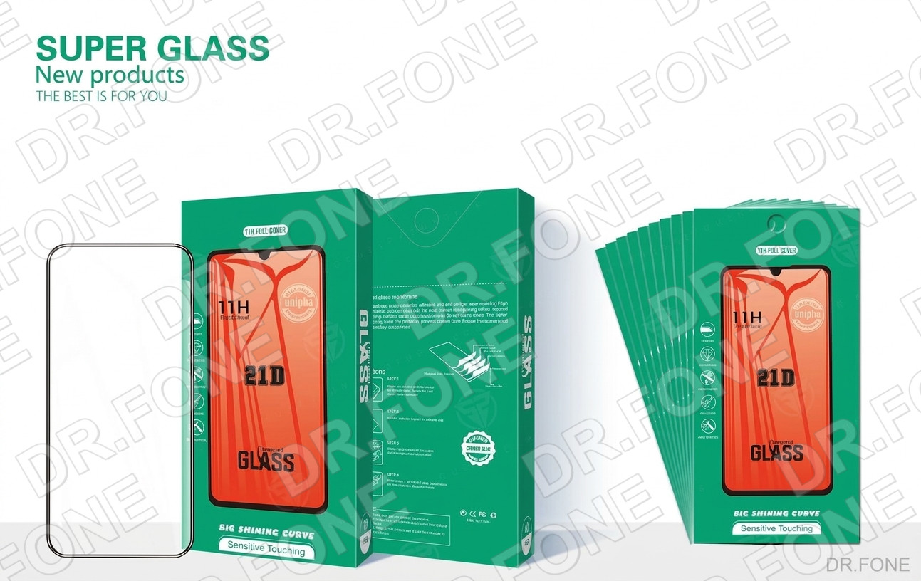 DRFONE-IMG-1 3D clear tempered glass screen protector for Samsung Galaxy A10s, full edge coverage and premium protection