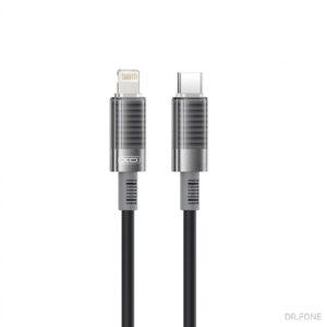 XO NB-Q226A USB-C to Lightning 1m cable, 27W PD fast charging, white, compatible with Apple devices