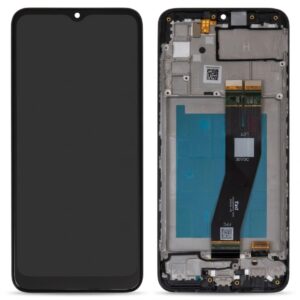 Samsung Galaxy A02s and A02 LCD replacement screen in black for SM-A025G and M025, 2020 EU version