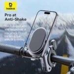 Baseus Professional Anti-Shake Design Bike Phone Holder, secure smartphone mount for bicycles, universal fit
