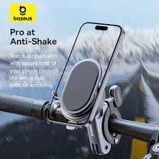 Baseus Professional Anti-Shake Design Bike Phone Holder, secure smartphone mount for bicycles, universal fit
