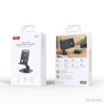 XO C151 black 360-degree rotating holder stand for car, universal fit for smartphones and GPS devices