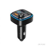 BCC08 Smart Bluetooth MP3 Car Charger with 5V 3.1A USB port and ambient light