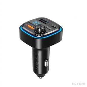 BCC08 Smart Bluetooth MP3 Car Charger with 5V 3.1A USB port and ambient light