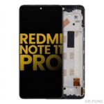 Refurbished OLED screen with frame compatible with Redmi Note 11 Pro, Poco X4 Pro 5G, front assembly view