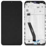 Original black LCD display with frame for Redmi 9, replacement screen assembly for Xiaomi smartphone